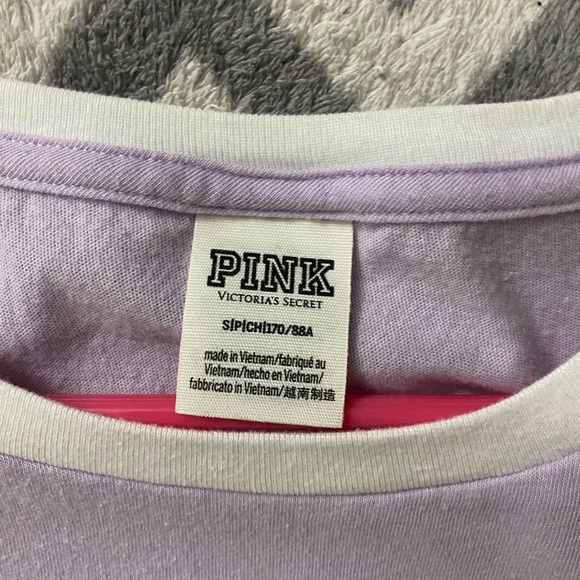 Pink baseball tee Small - Picture 2 of 3
